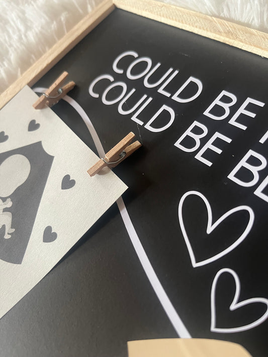 Baby announcement board