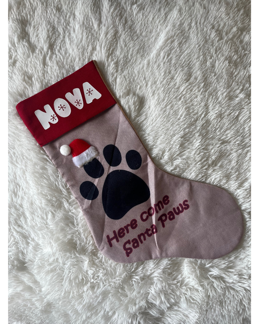 Personalised Pet Christmas Stocking