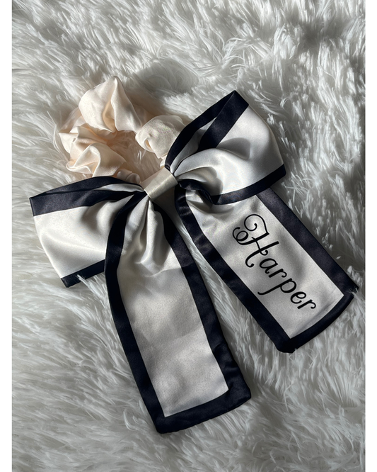Satin Scrunchie Bow