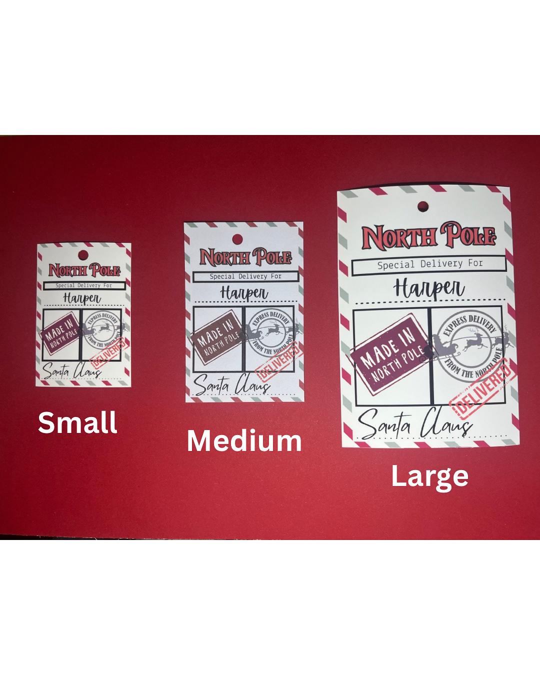 Christmas Labels from Santa