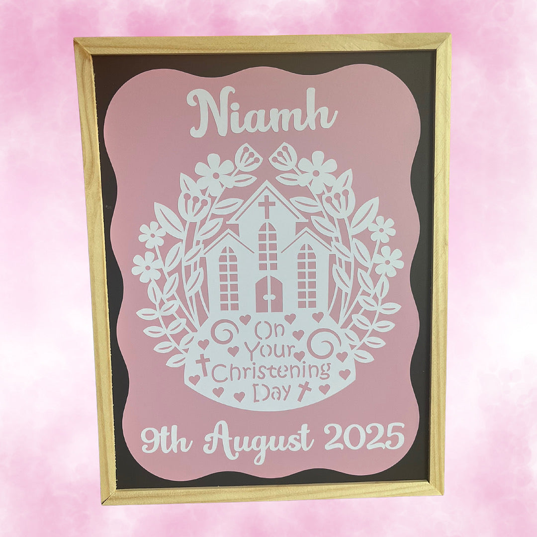 Christening board